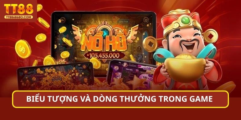 Biểu tượng và dòng thưởng trong game
