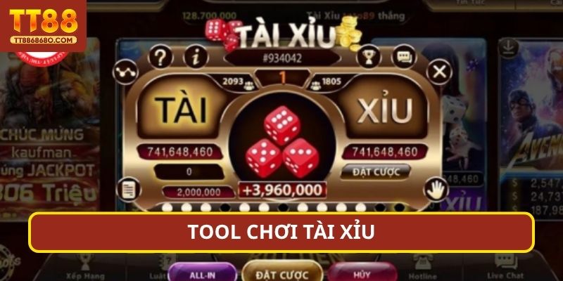 tool chơi tài xỉu